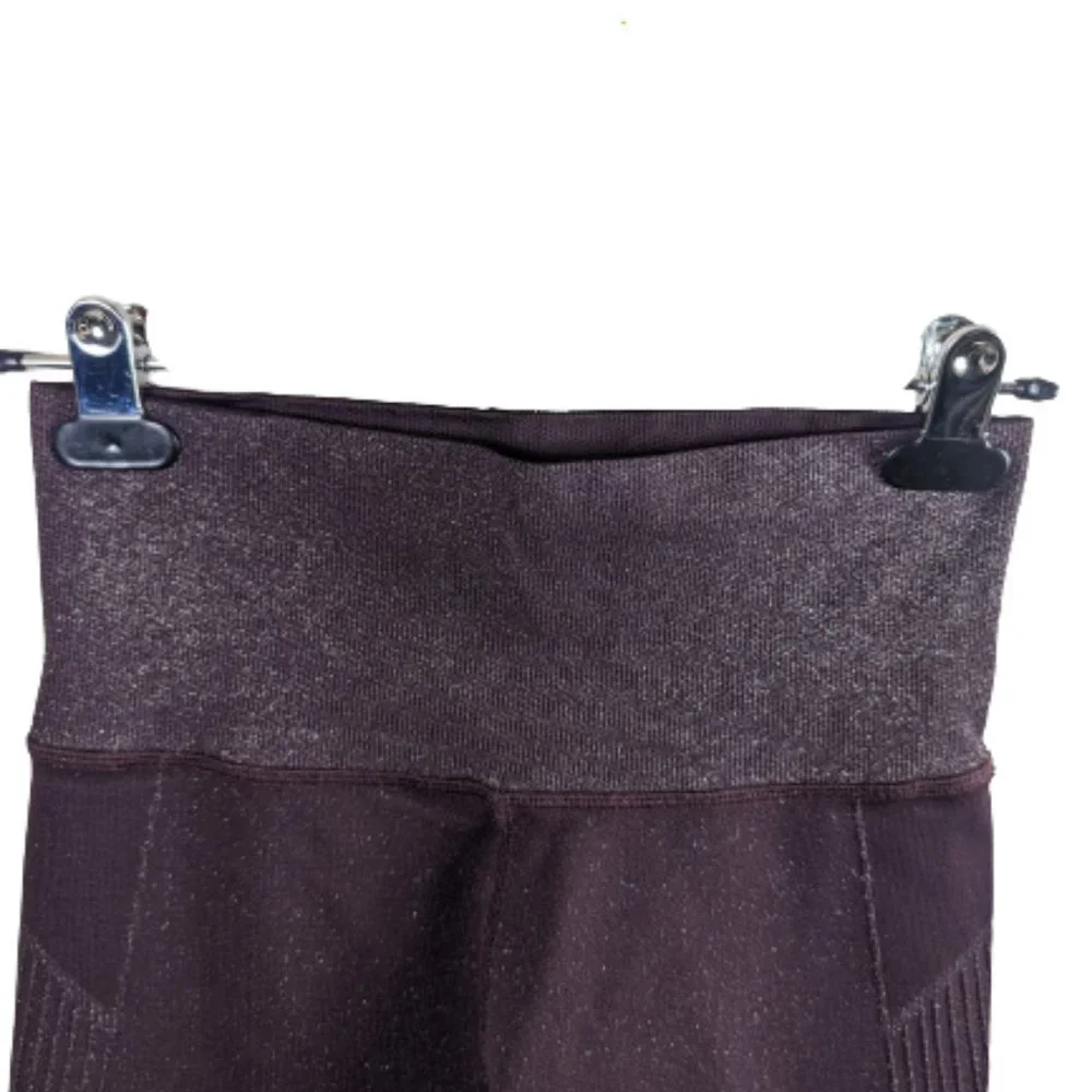 Athleta Burgundy Twilight Tight High Rise Leggings | Size XS - Picture 4 of 9
